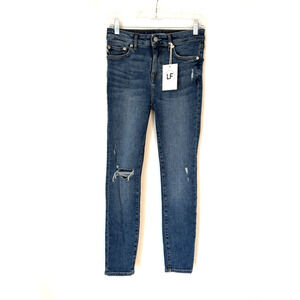 Lovers & Friends Jeans 26 Skinny Blue Stretch Skinny Ricky Brighton